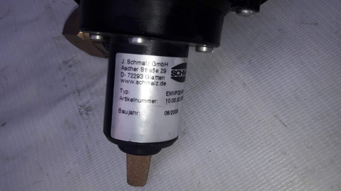 SCHNALZ EMVP32-24V 10.05.02.0000 Solenoid Valve MA 321-007 V - Image 3
