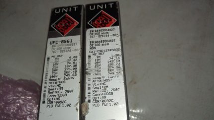 Celerity Inc. Unit 8560 Gas O2 500 sccm HOS  797-026724-604 Cal:CSD12745832 N2 R