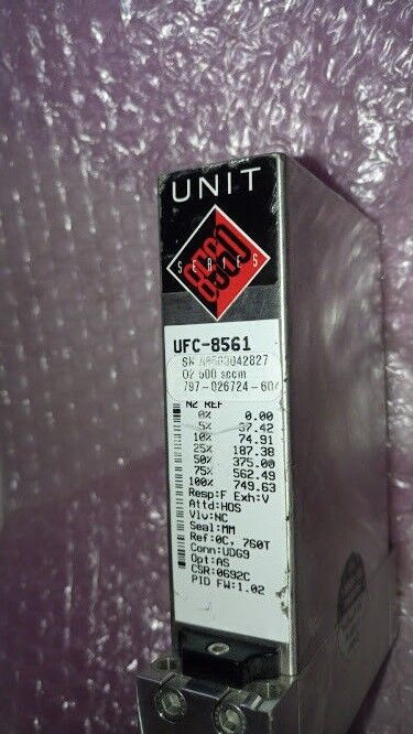 Celerity Inc. Unit UFC-8561 Gas O2 500sccm 797-026724-604 N2 Ref Controller