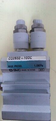 SMC CQ2B32-10DC Compact Pneumatic Cylinder - Image 2