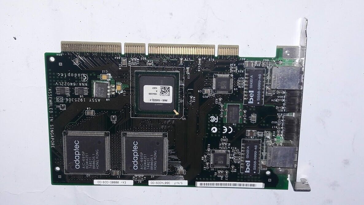 Adaptec ANA-64022LV 2 Port Ethernet Assy 1925306-00