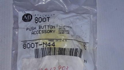 Allen-Bradley Bulletin 800T-N44 Ser C Illuminated White Extended Head Cap