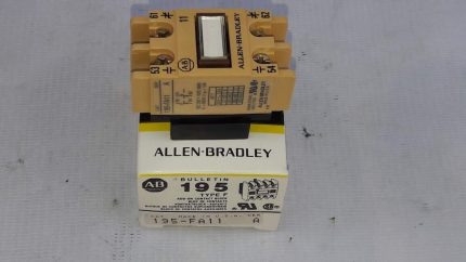 Allen-Bradley Bulletin 195-FA11 Ser A Type F Add On Contact Block 195FA11