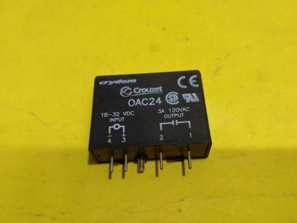 Crydom Crouzet OAC24 Output Modules 18-32V-DC 120V-AC 3A AMP Model Oac24 opto 22