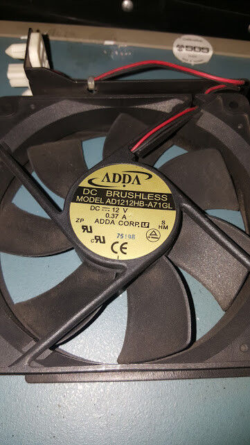 ADDA   AD1212HB-A71GL  Dc 12V 0.37A Dc Brushless  fan Adda  corporation.
