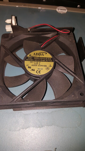 ADDA AD1212HB-A71GL Dc 12V 0.37A Dc Brushless fan Adda corporation. - Image 2
