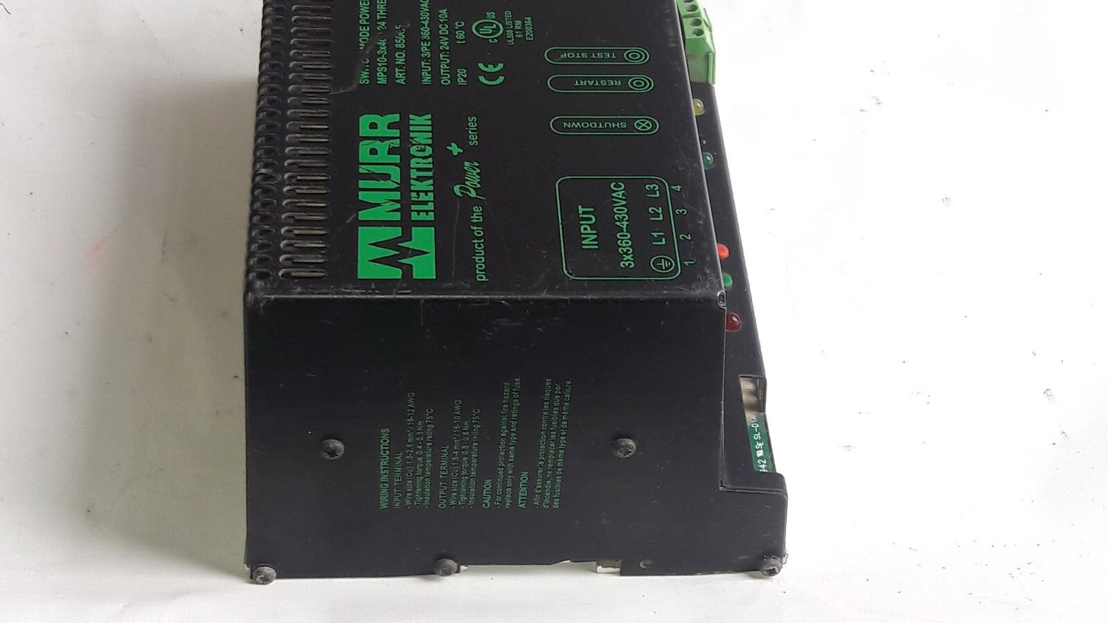 Murr Elektronik 85065 Switch Mode Power Supply - Image 3