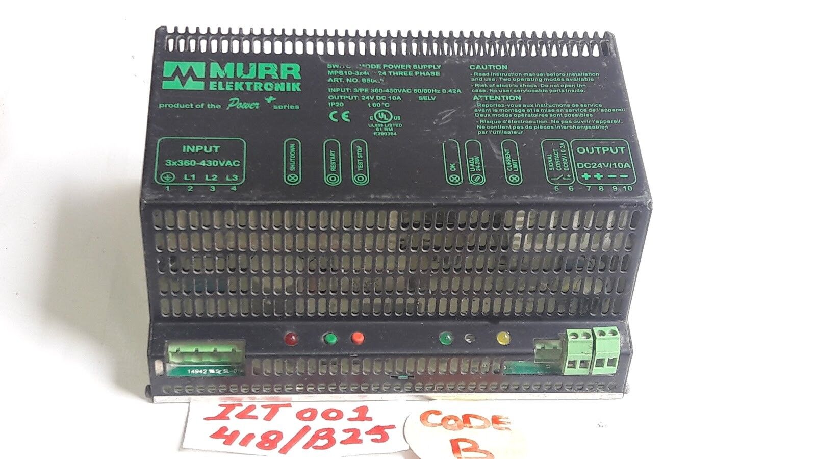 Murr Elektronik 85065 Switch Mode Power Supply - Image 2