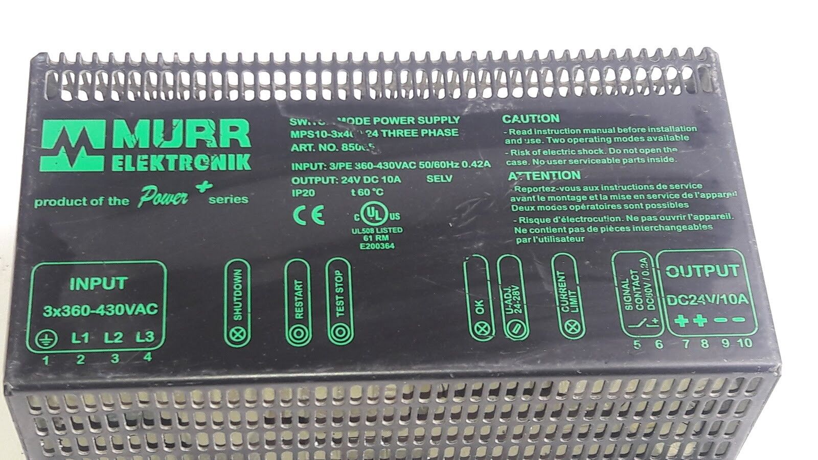 Murr Elektronik 85065 Switch Mode Power Supply