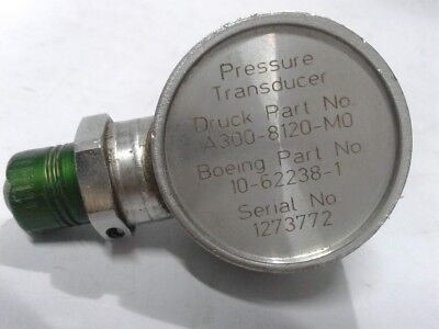 Druck A300-8120-M0 Pressure transducer Boeing part # 10-62238-1 Assy 475W1312-3 - Image 7