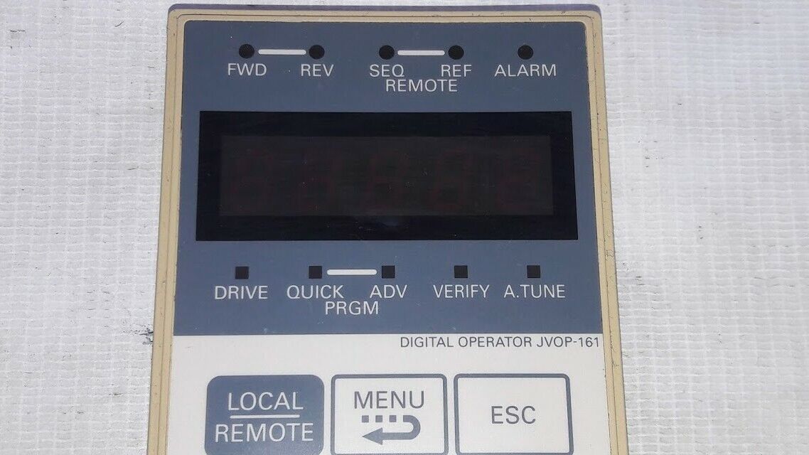 Yaskawa Electric Corporation JVOP-161 Digital Operator Panel JVOP161 - Image 2