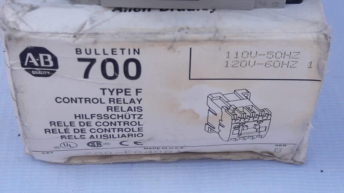 Allen-Bradley Bulletin 700-F040A1 Ser B Type F Control Relay 700F040A1 - Image 3