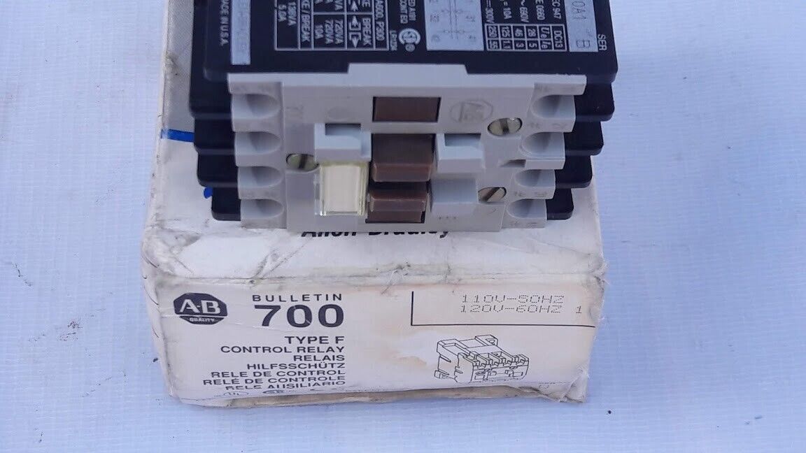Allen-Bradley Bulletin 700-F040A1 Ser B Type F Control Relay 700F040A1