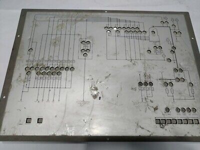 Tokyo Electron Tohoku Ltd 3809221355 front gas flow chart panel 3809-221355