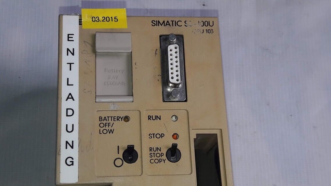 Siemens Simatic S5-100U CPU 103 6ES5 103-8MA02 Processor Module 6ES51038MA02 - Image 2