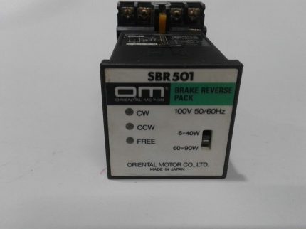 ORIENTAL MOTOR CO LTD SBR 501 BRAKE REVERSE PACK SBR501