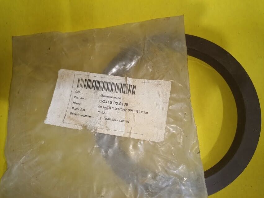 CO415-00.0139 Oil seal A110x140x12 din 3760 viton New - Image 2