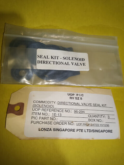 UOP PIC RV SZ II Seal Kit solenoid Directional Valve 96-294 1E13 O-ring - Image 2