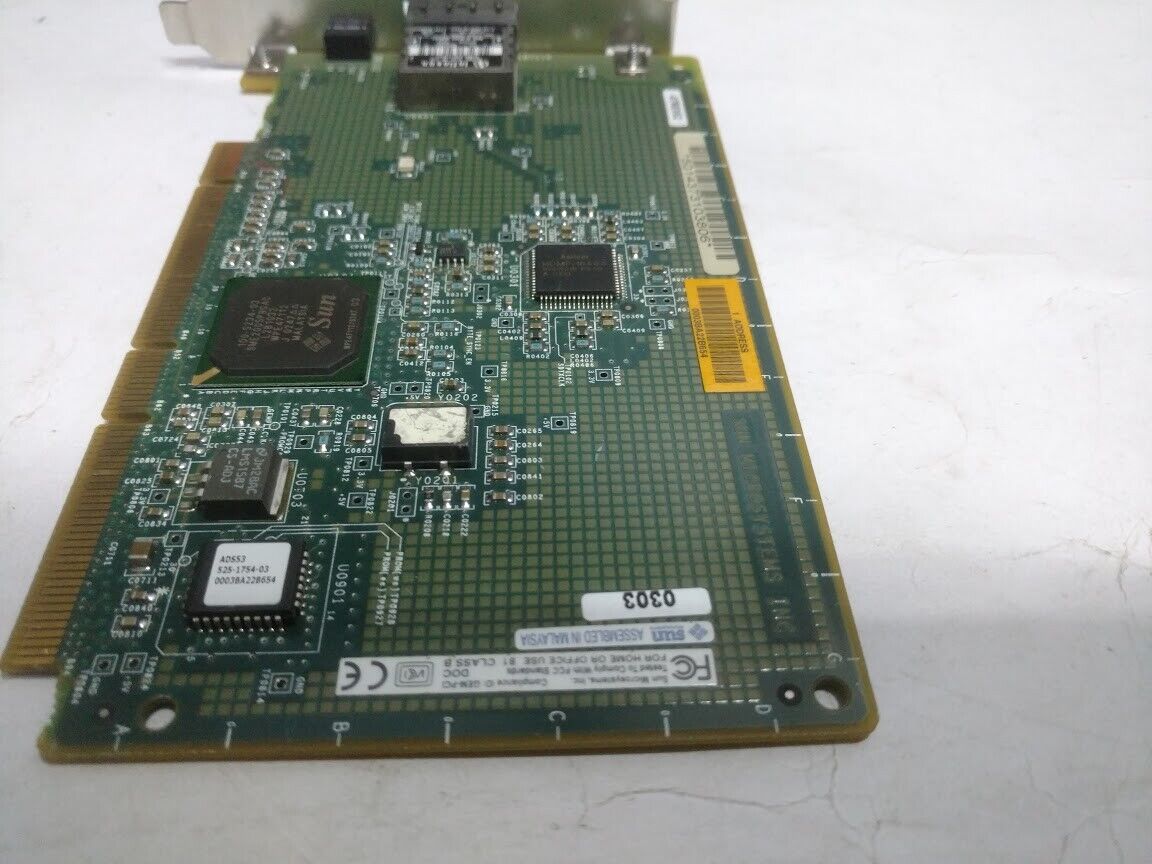 Sun Microsystems 270-4373-07 Rev 01 Gigabit Fiber Channel Network Card 07Rev52