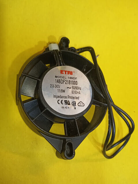 ETRI 146df2181000 Impedance protected Fan 146DF 208-240VAC 11/9W New