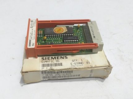 Siemens Simatic S5 6ES5 375-1LA15 Memory Module Version E-STAND 01