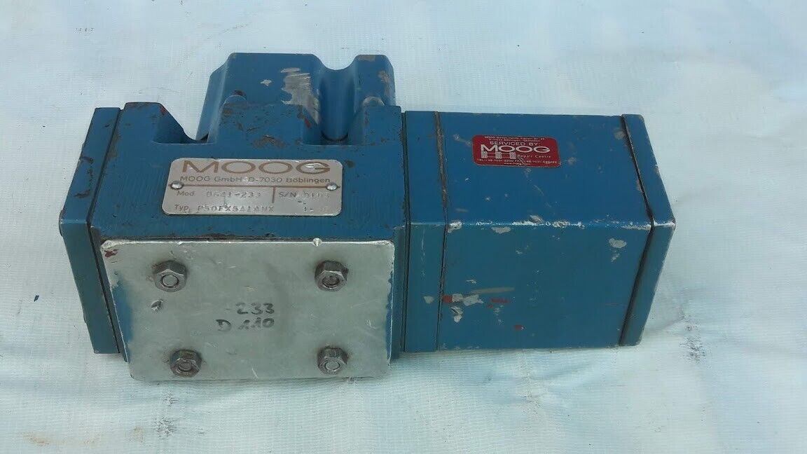 MOOG D641-233 Typ P50FX5A1ANX Hydraulic Servo-Proportional Valve - Image 4