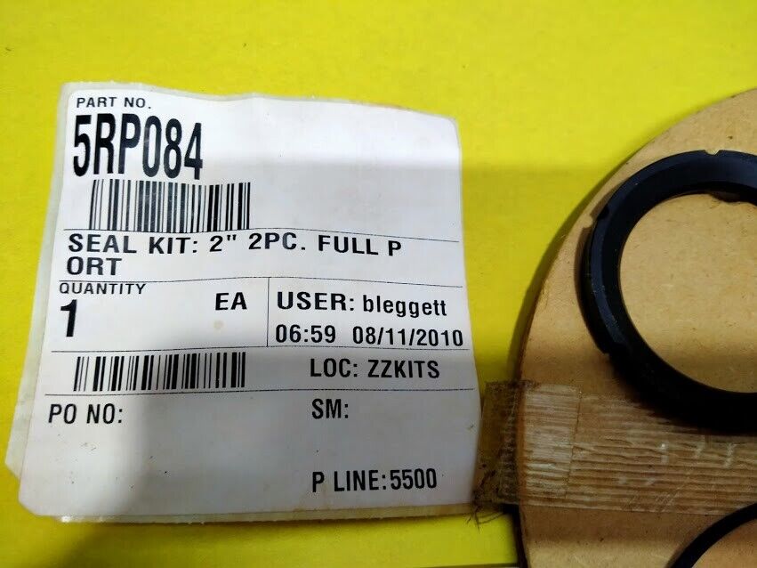 Xomox Tufline Figure 500 series valve genuine service kit 5RP084 New - Image 2