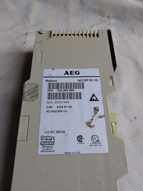 Schneider Electric Modicon AEG 140 CRP 931 00 I/O Processor Module 140CRP93100 - Image 4