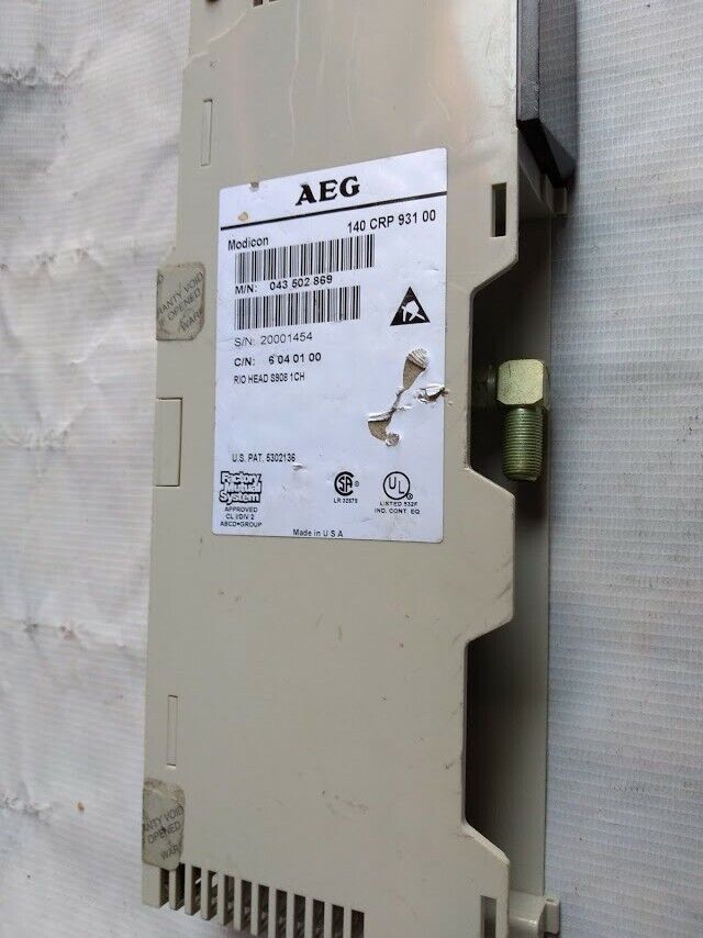 Schneider Electric Modicon AEG 140 CRP 931 00 I/O Processor Module 140CRP93100 - Image 2