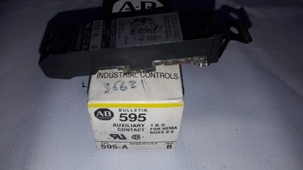 Allen-Bradley Bulletin 595-A Ser B Auxiliary Contact 595A For NEMA SIZES 0-5