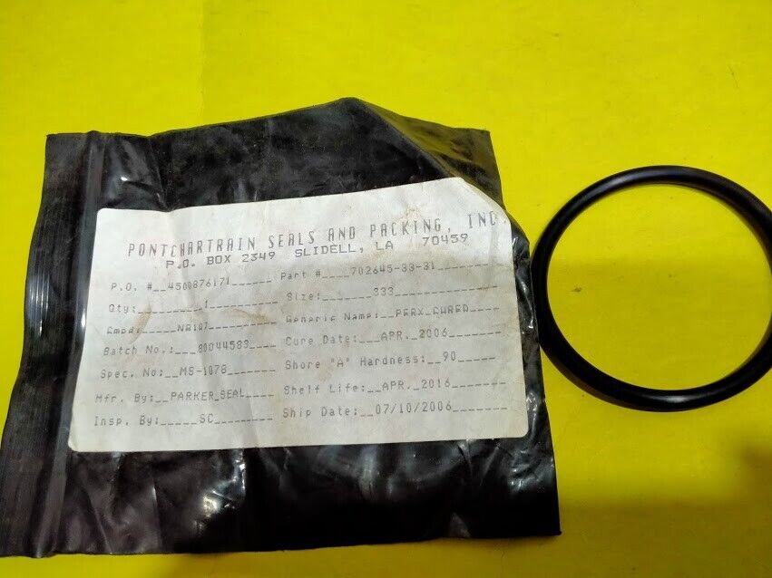 Cameron valves O-Ring 702645-33-31 Mfg. Parker seal New