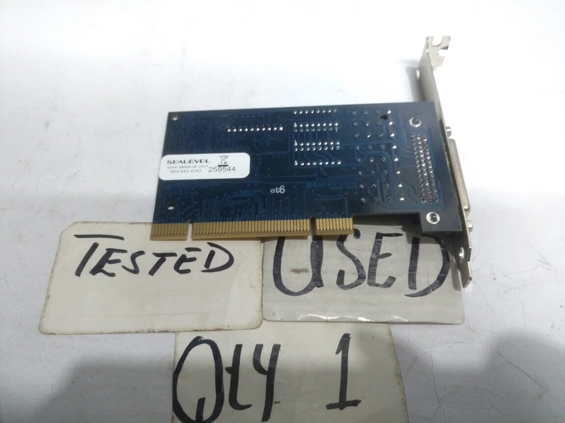 Sealevel 8012 R Rev C PCI 8 Reed Relay Output 8012R - Image 9