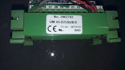 Phoenix Contact UM 45-D25SUB/S Terminal Block Interface Module 2962793 - Image 3