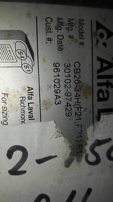 Alfa Laval CB26-34H(F21,F21)F1 Refigerant Heat Exchange CB2634H - Image 4