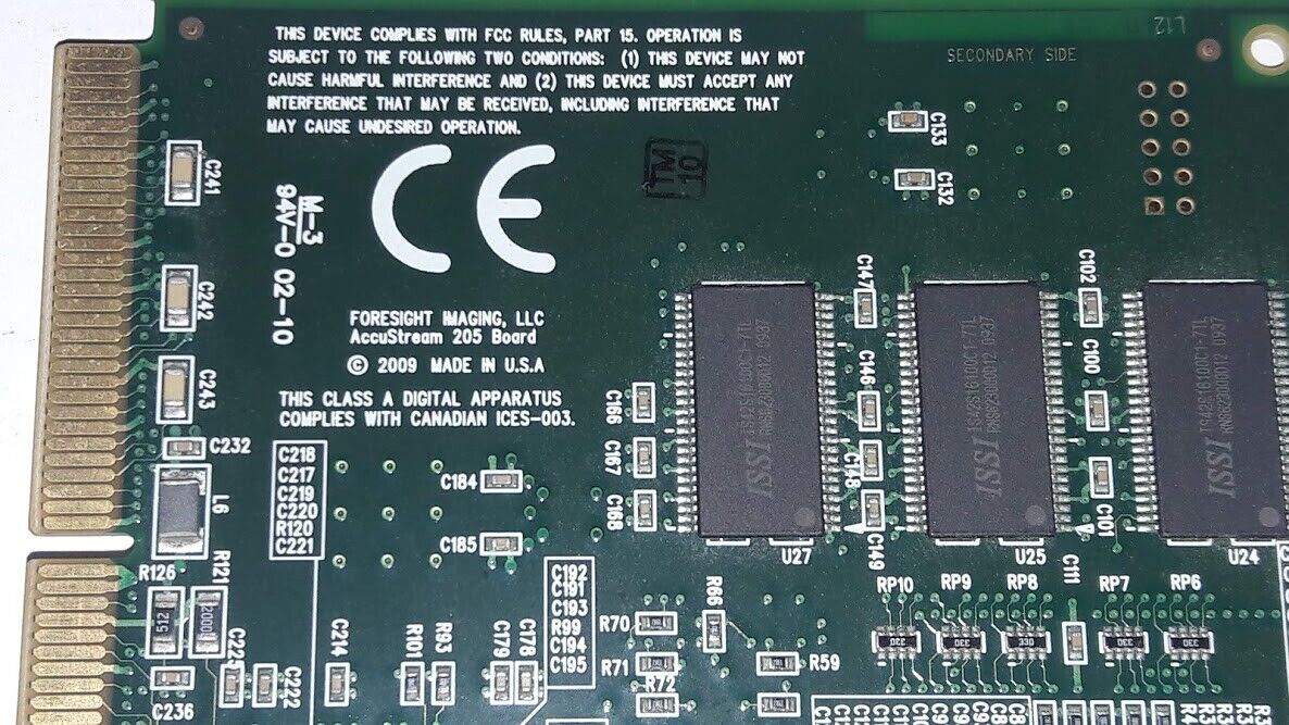 750500 Rev E Foresight Imaging Accustream 205 Board 032000-150 2E frame grabber - Image 5