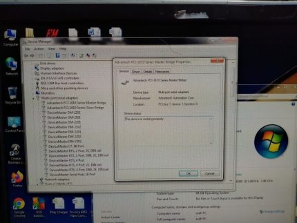 Advantech PCI-1610 Rev. A1 02-1 4 Port High Speed Rs-232 Communication Card