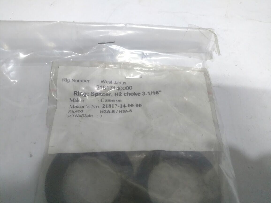Cameron 21817-14-00-00 Ring Spacer H2 Choke 3-1/16" 21817140000 - Image 2