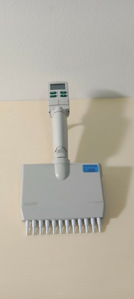 EDP3-Plus Rainin E DPA Plus Electronic Multichannel Pipette 1-10ul LTS 12 Ch