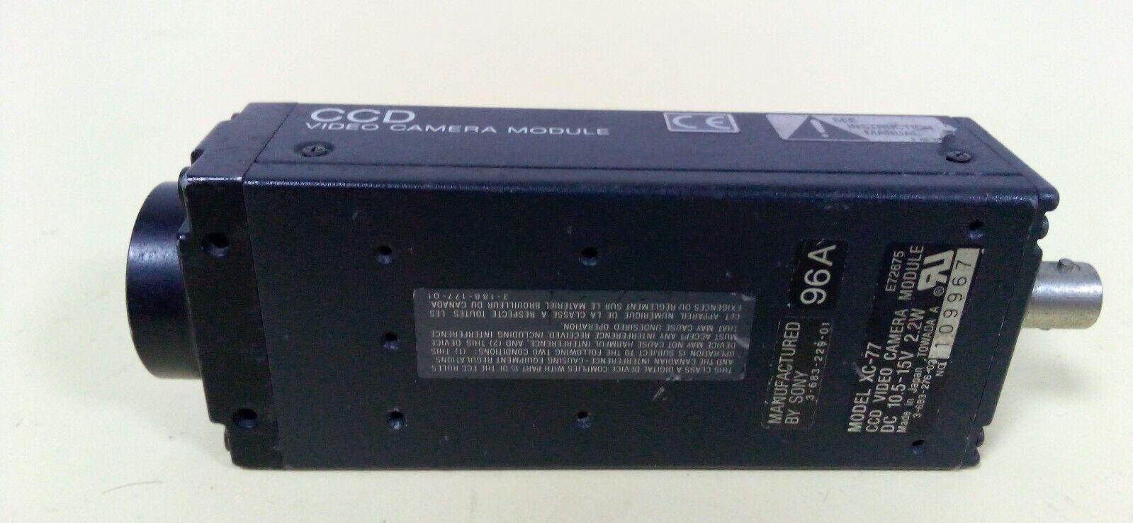 Sony XC-77 CCD Monochrome Video Camera Module - Image 5
