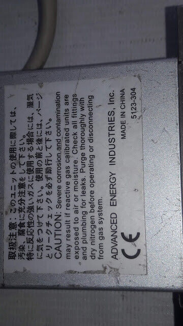 Aera Flow TC FC-D985Y-BF C060906073 2 SLM N2 Mass Flow Controller FC-D985 - Image 3