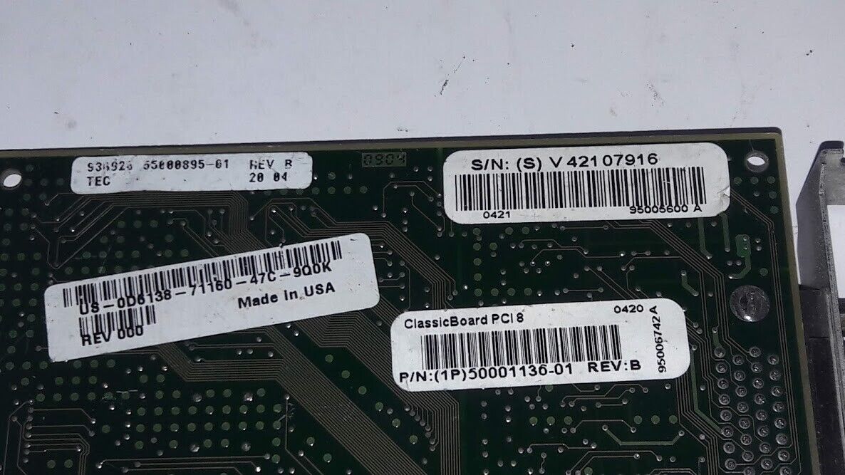 Digi Classic Board PCI 8 P/N 50001136-01 Rev B 55000895-01 PCI interface - Image 5