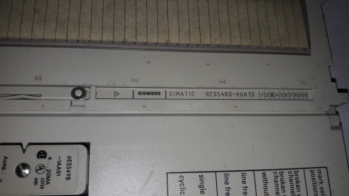 Siemens Simatic 6ES5460-4UA Analog Input Module 6ES54604UA 6ES5460-4UA13 - Image 4