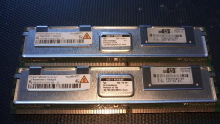 Qimonda 1GB 2Rx8 PC2-5300F-555-11-B0 HYS72T128420EFA-3S-B2 HP 398706-051 DDR2