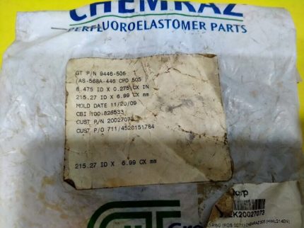 Chemraz Greene Tweed 9446-505 AS-568A-446 CPD 505 O-Ring New