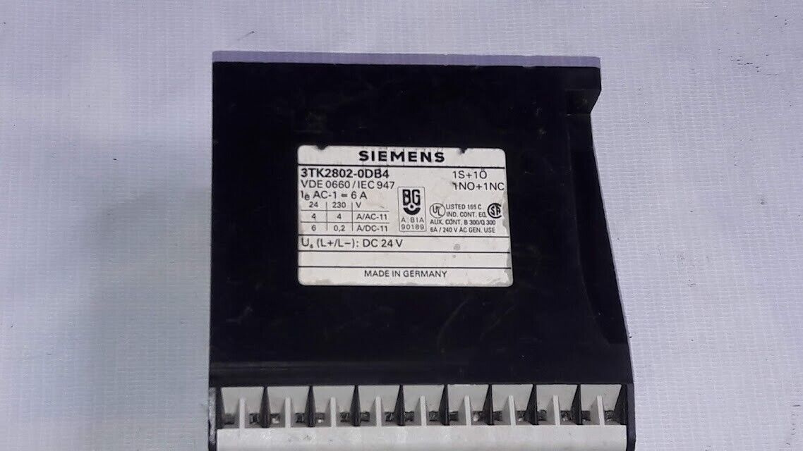 Siemens 3TK2802-0DB4 Safety Contactor 3TK28020DB4 - Image 4