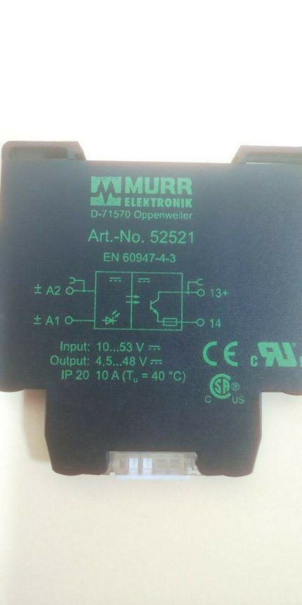 MURR ELEKTRONIK 52521 Opto Coupler Module