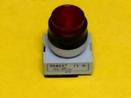 Demex Pilot Lamp RED color APW for ship automation