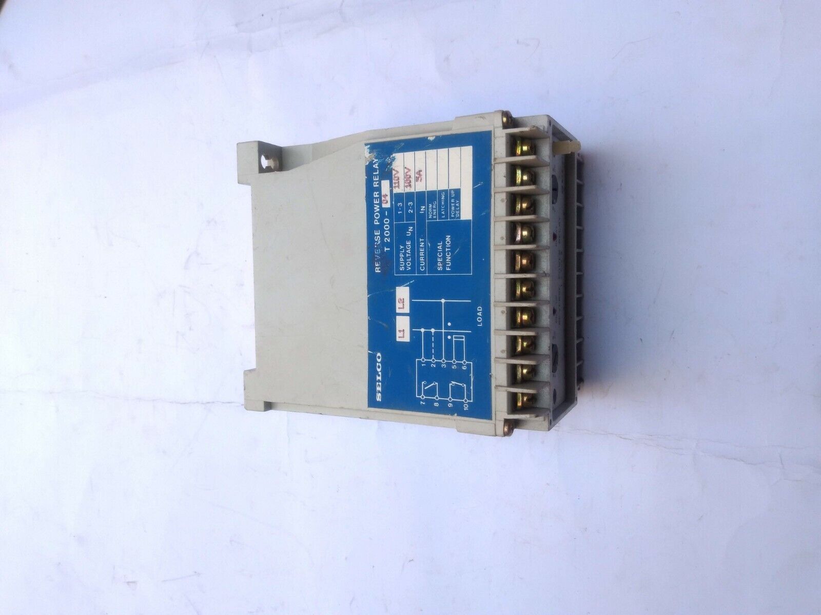 Selco T 2000-04 Reverse Power Relay 110V 100V 5A T2000 - Image 8