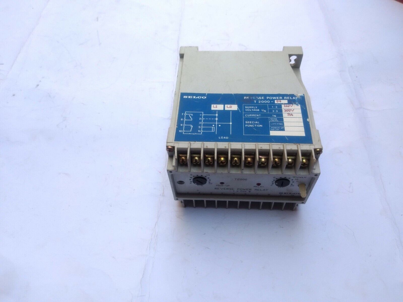 Selco T 2000-04 Reverse Power Relay 110V 100V 5A T2000 - Image 7