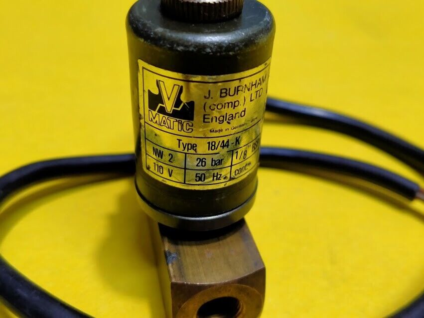 V-Matic solenoid valve 18/44-K V Matic J.Burnham Pneumatic Hydraulic Systems Marine Store Spare - Image 2